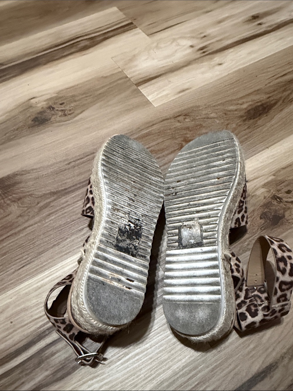 Soda Leopard Print Ankle-Strap Sandal - Tan/Brown - Picture 5 of 5